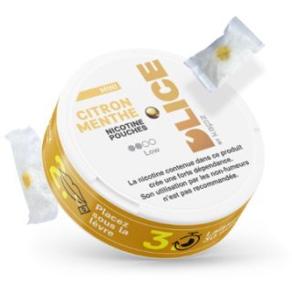 Nicotine pouches D'LICE Citron Menthe