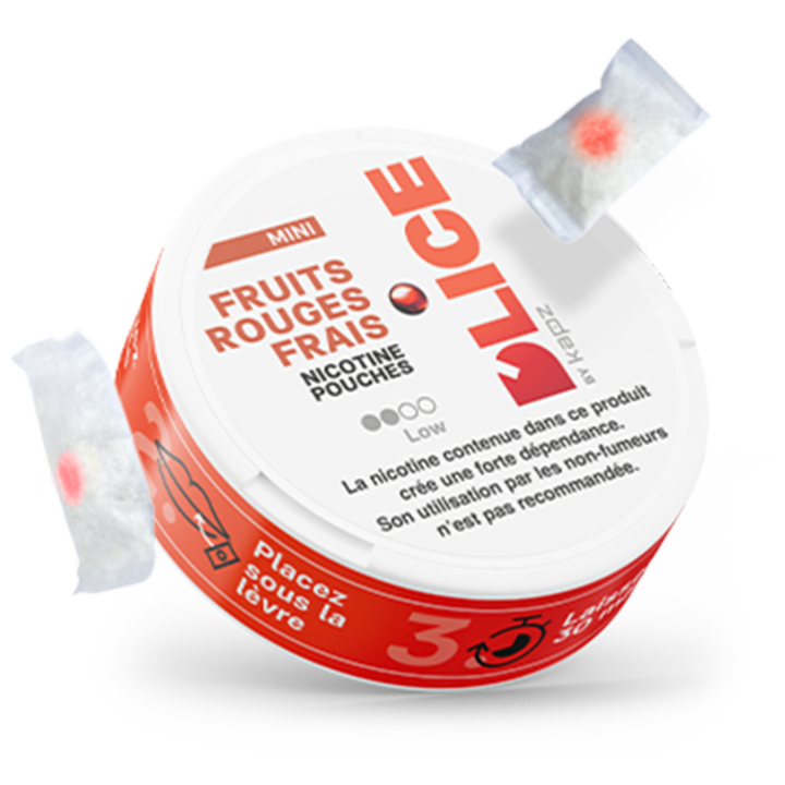 Nicotine pouches D'LICE Fruits Rouges Frais