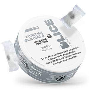 Nicotine pouches D'LICE Menthe Glaciale