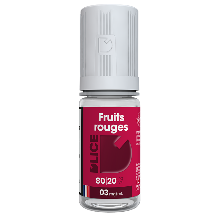 E-liquide FRUITS ROUGES 10mL | D'LICE France