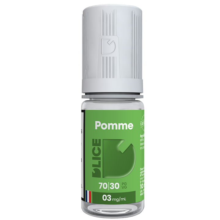 E-liquide POMME 10mL | D'LICE France
