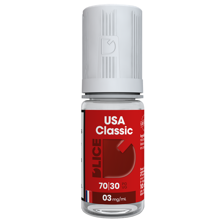 E-liquide USA CLASSIC 10mL | D'LICE France