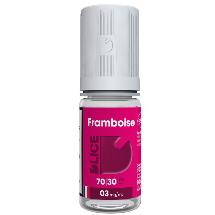 E-liquide FRAMBOISE 10mL | D'LICE France