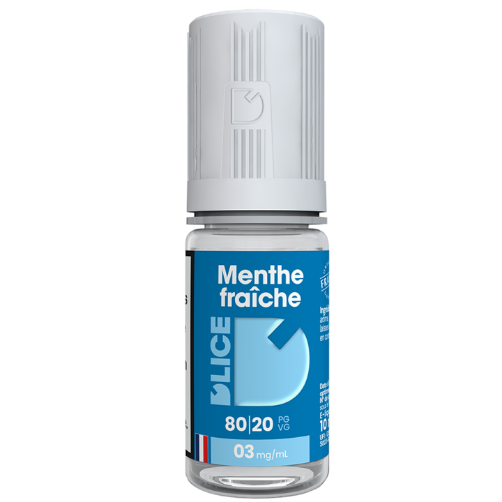 E-liquide MENTHE FRAÎCHE 10mL | D'LICE France