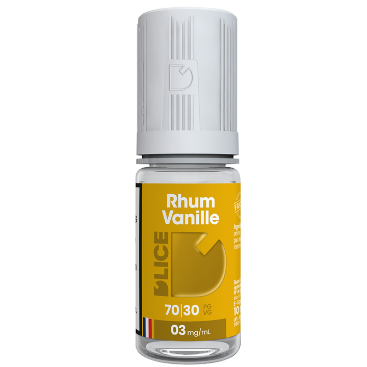 E-liquide RHUM VANILLE 10mL | D'LICE France