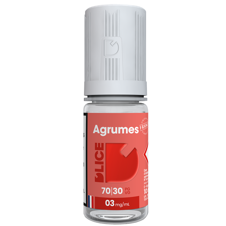 E-liquide AGRUMES 10mL | D'LICE France