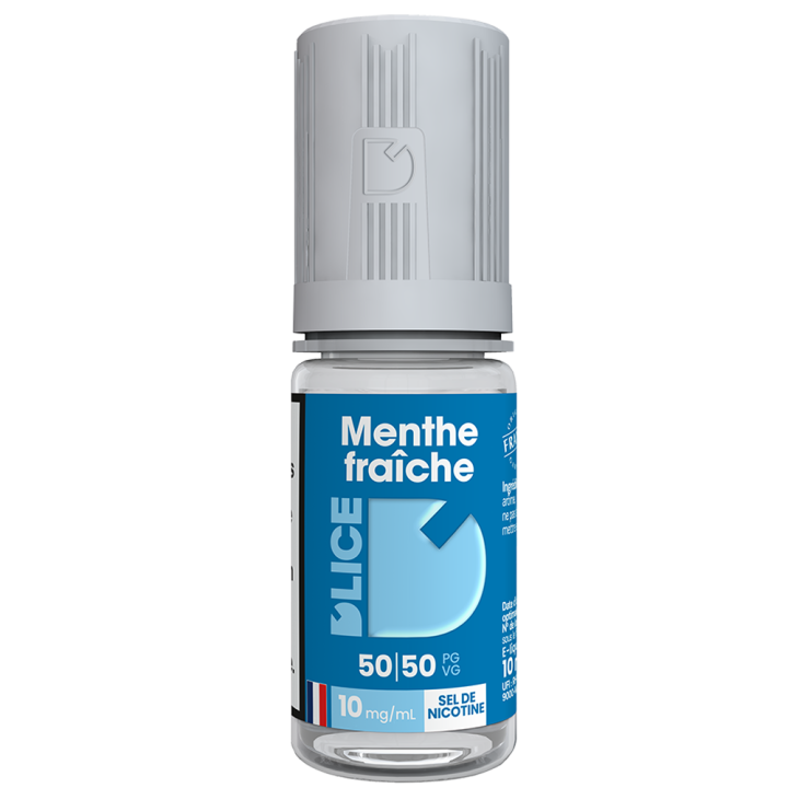 E-liquide Menthe Fraîche Sel de nicotine | D'LICE France