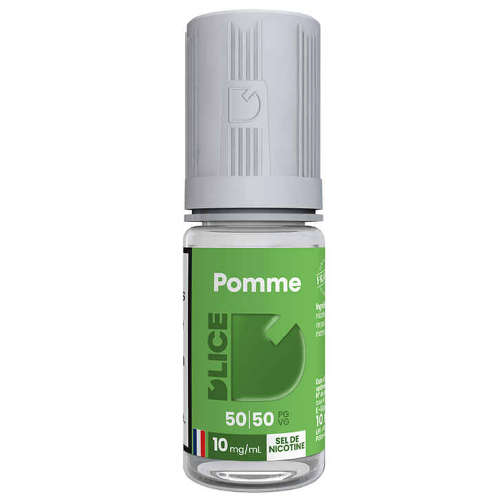 E-liquide Pomme Sel de nicotine | D'LICE France