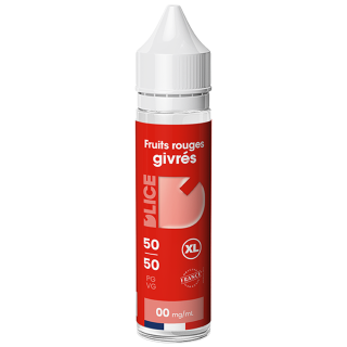 E-liquide FRUITS ROUGES GIVRES 50mL XL | D'LICE France