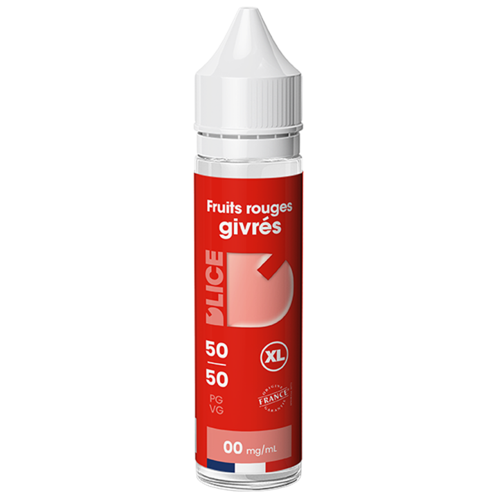 E-liquide FRUITS ROUGES GIVRES 50mL XL | D'LICE France