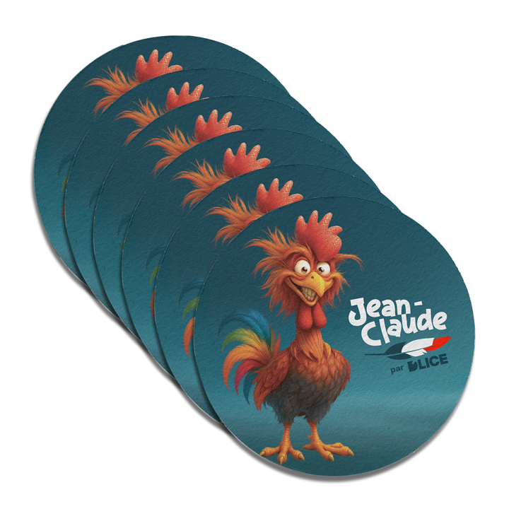 Sous-Bocks Jean-Claude (Lot de 6)