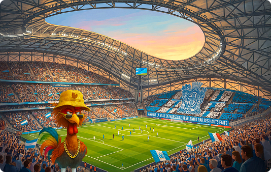 Un match au Vélodrome