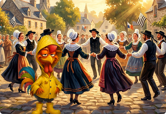 Quelques pas de danses bretonnes