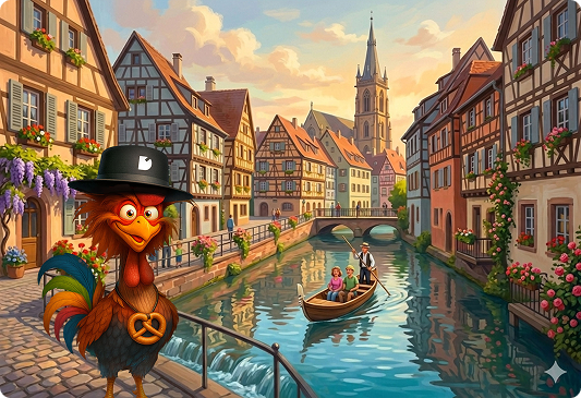 Le quartier de la Petite Venise à Colmar