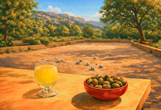 Un pastis en terrasse