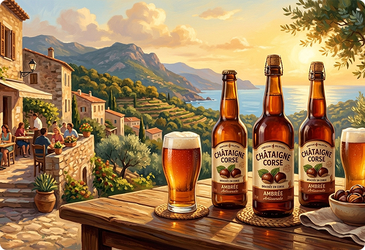 Des bières à la châtaigne