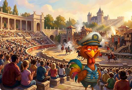 Assister à un spectacle au Puy du Fou