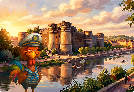 Les remparts du château d’Angers