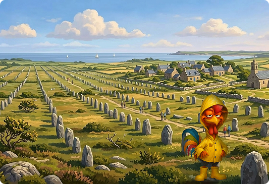 Les menhirs de Carnac