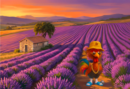 Les champs de lavande