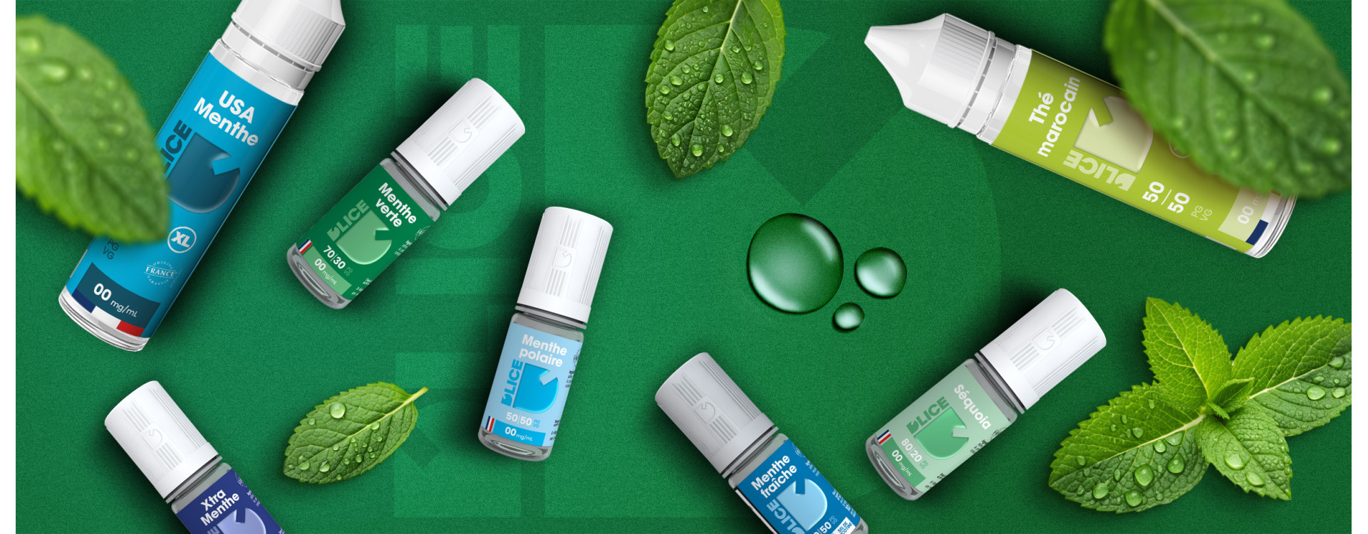 E-liquides mentholés D’LICE : Le comparatif