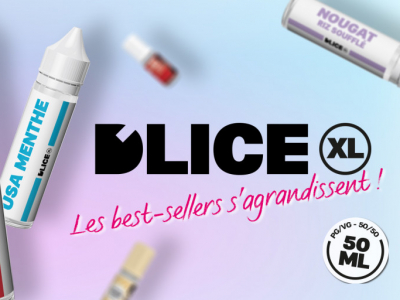 D’LICE XL, la nouvelle gamme de e liquides 50 ml par D'LICE