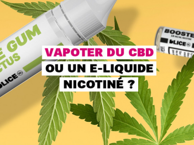 Vapoter du CBD ou un eliquide nicotiné, quelle méthode fonctionne le mieux ?